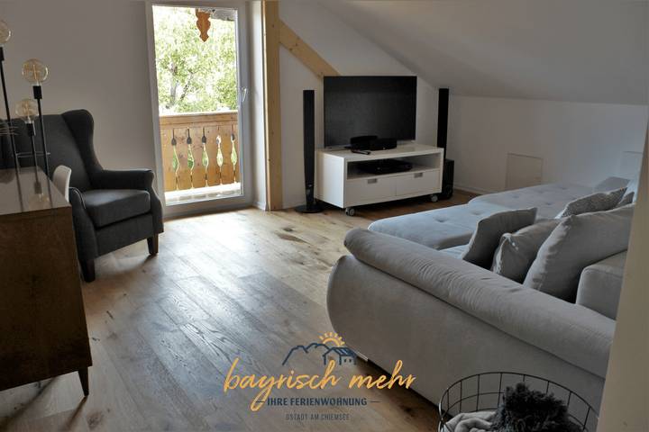 Ferienwohnung für 4 Personen, mit Balkon und Balkon/Terrasse sowie Seeblick, kinderfreundlich in Landkreis Rosenheim - 4