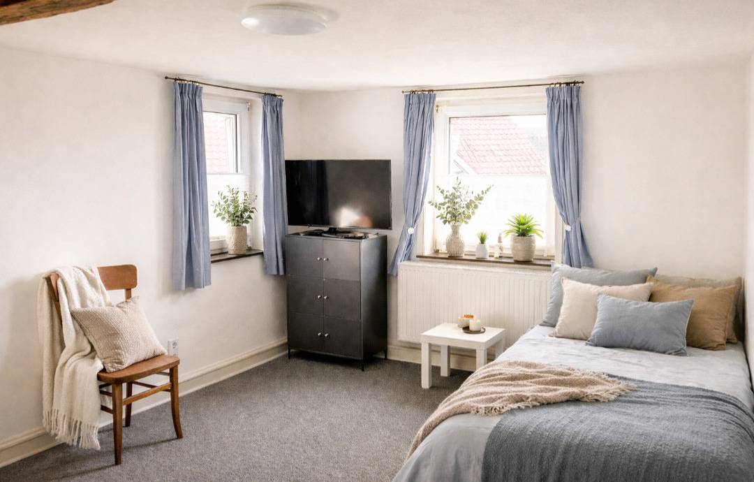 Ganze Ferienwohnung, Monteurzimmer Kassel Monteurwohnung Ferienwohnung Banane 1- 6 Personen Parkplatz & Küche Modern in Wolfsanger-Hasenhecke, Kassel