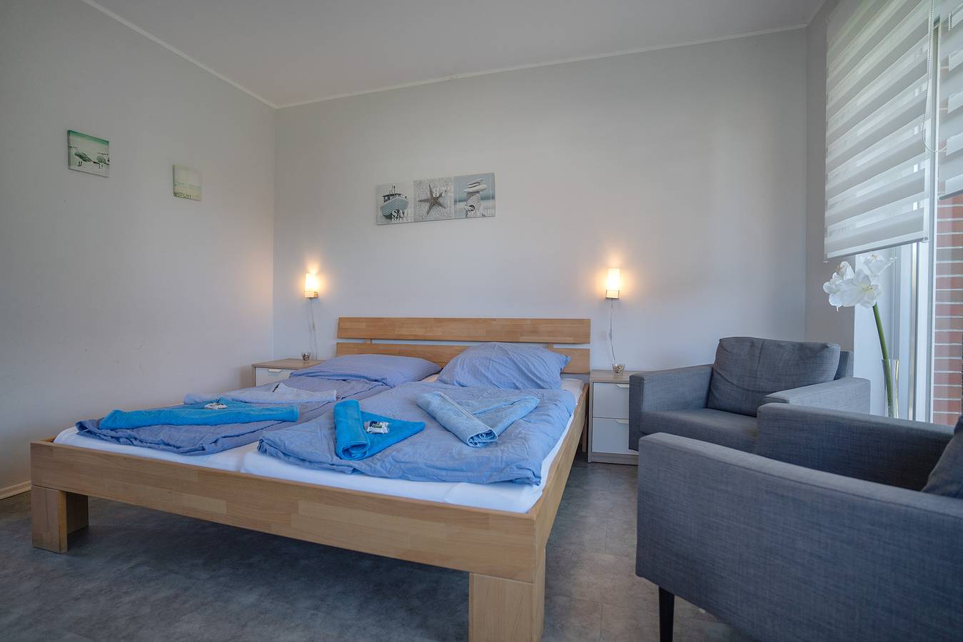 Ganze Wohnung, Ferienwohnung 'Seestern' mit Gemeinschaftsgarten und Wi-Fi in Norddeich, Norden und Umgebung