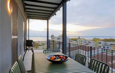 Ferienwohnung für 6 Personen, mit Seeblick und Terrasse, kinderfreundlich in Lembruch