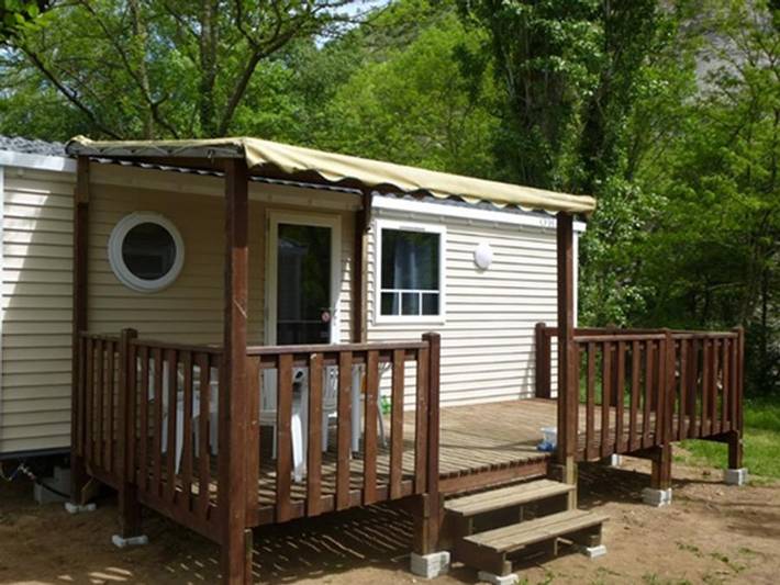 Mobil home pour 4 personnes, avec bassin pour enfant à Vogüé - 2
