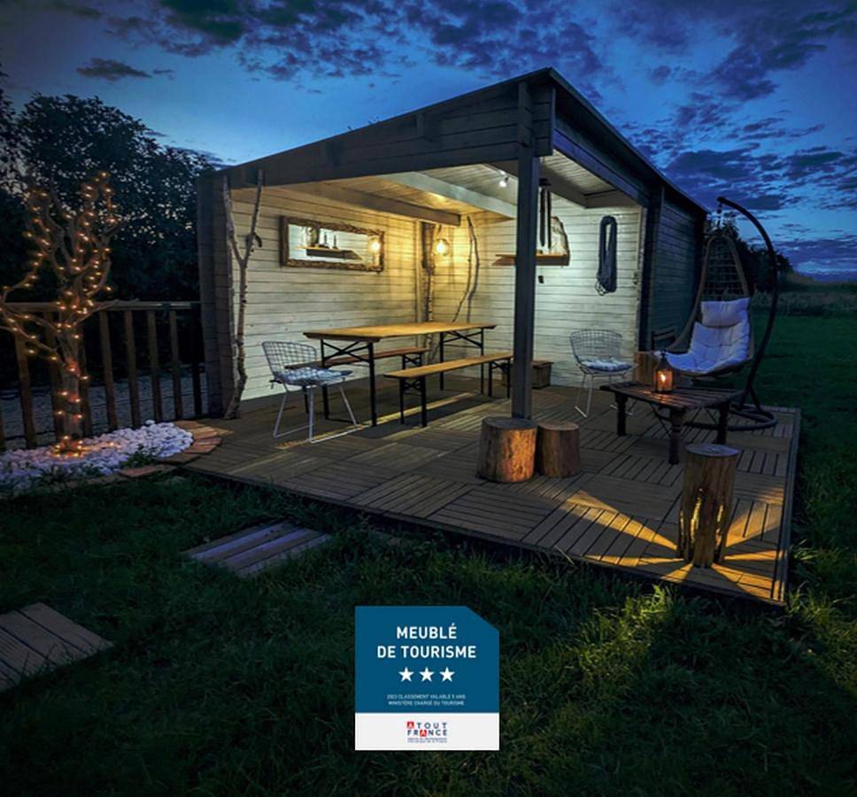 Le Woody Lodge, Large cottage with wooden deck and chalet with garden view next to Fontainebleau Forest in Achères-la-Forêt, Parc naturel régional du Gâtinais français