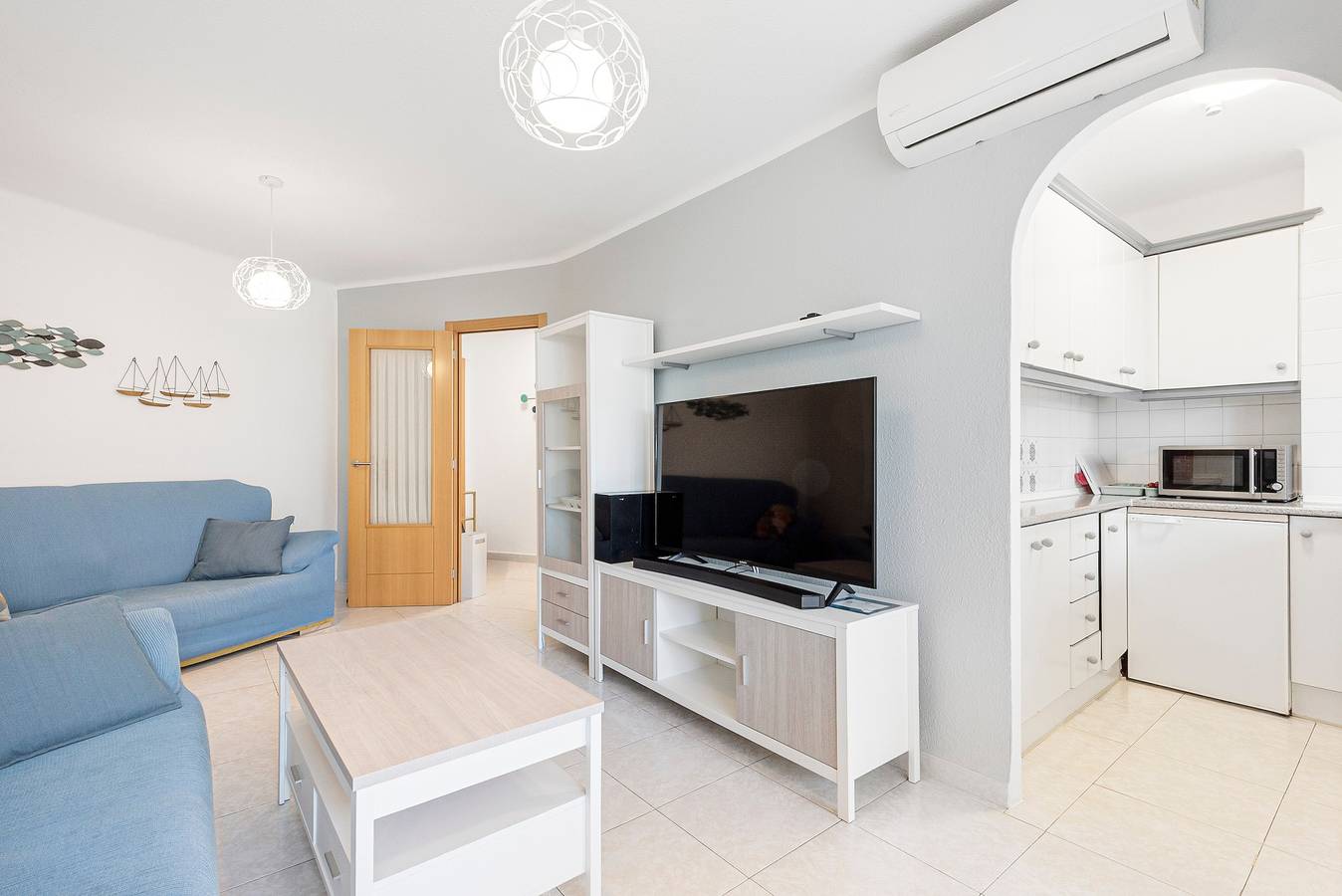 Ganze Wohnung, Ferienwohnung "Sol Playa Torrox A55" mit Meerblick, Gemeinschaftspool und Wlan in Torrox Costa, Torrox