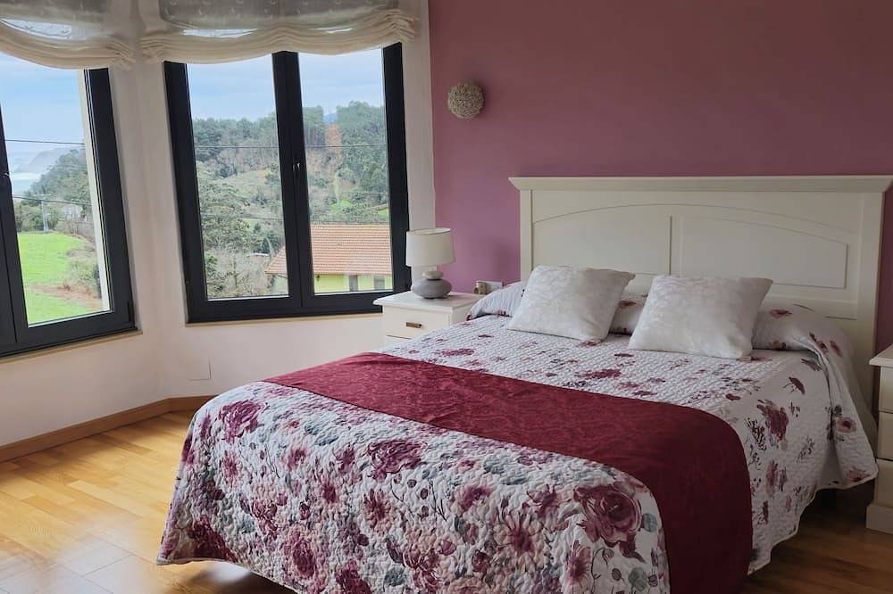House on the coast of Asturias in Valdés, Costa Verde (Spain)