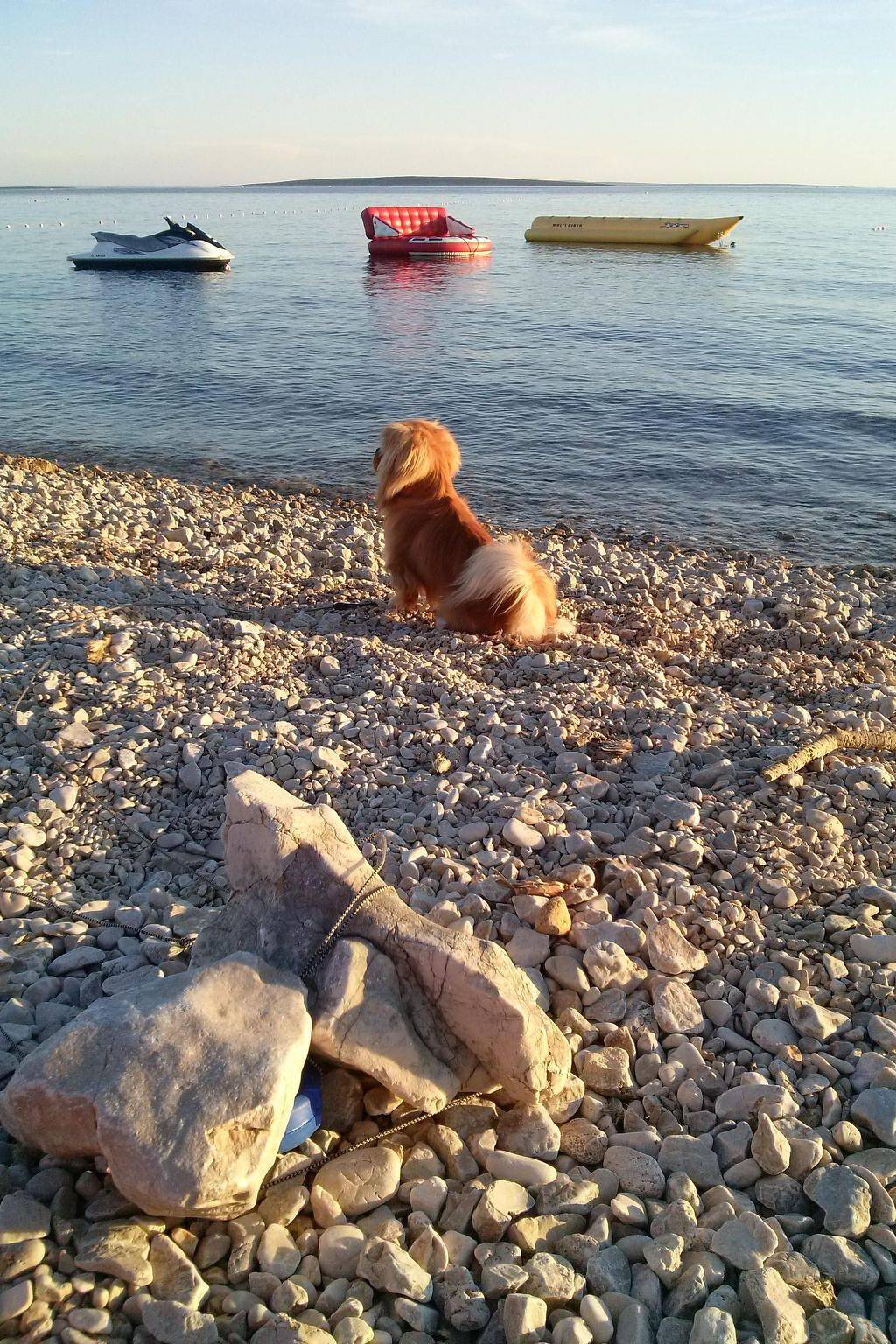 Ganze Wohnung, Mit Blick auf das Wasser in Kustići, Pag