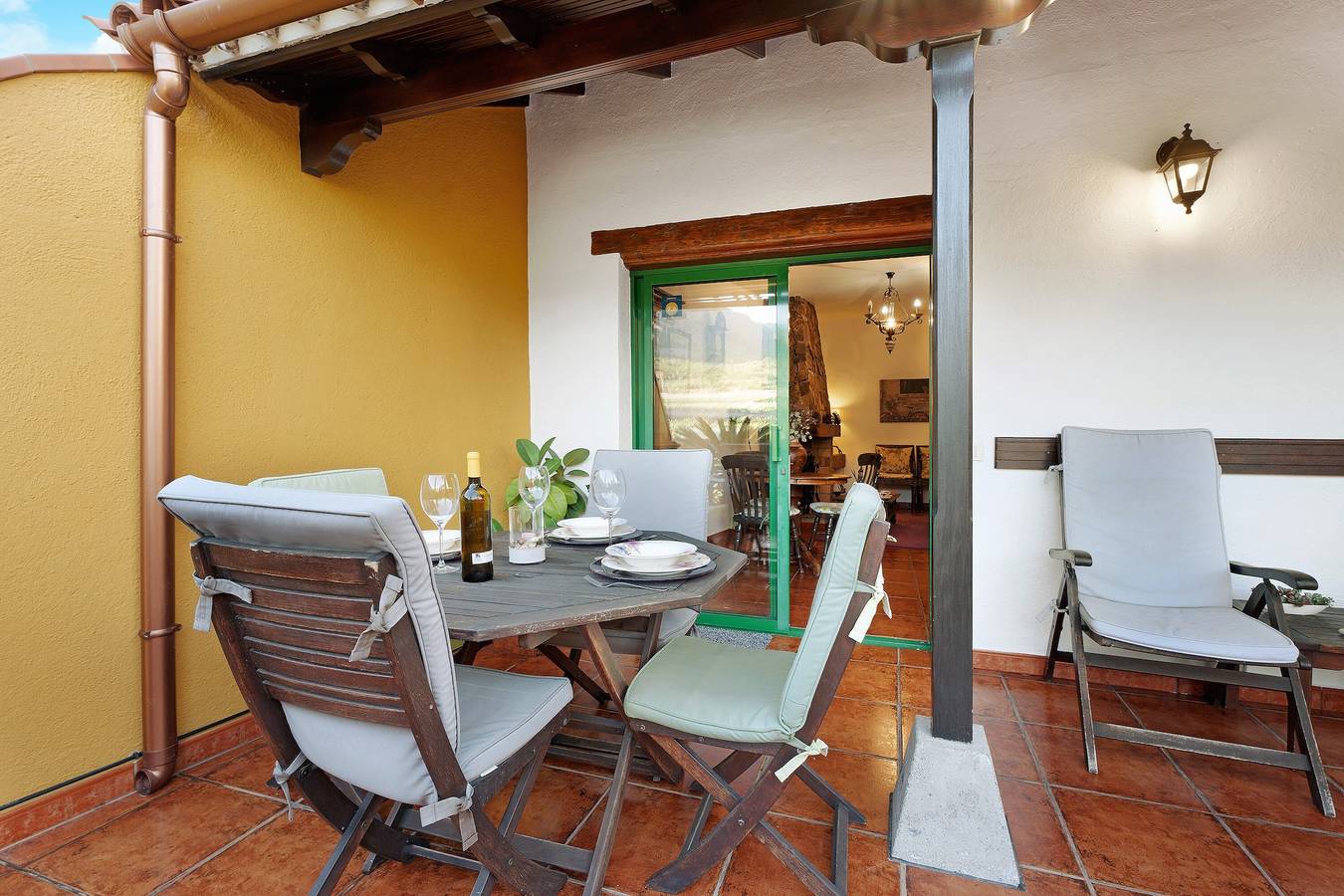 Ferienhaus 'La Cuadra' mit Meerblick, privater Terrasse und Wlan in Buenavista del Norte, Teneriffa Nord