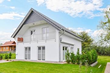 Ferienhaus für 8 Personen, mit Garten und Balkon in Mecklenburgische Seenplatte