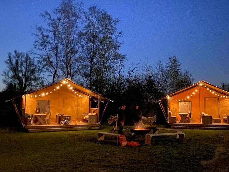 Camping de Vinkenkamp - Chalet 4 personen - 4 persoons chalet Vink in Veluwe