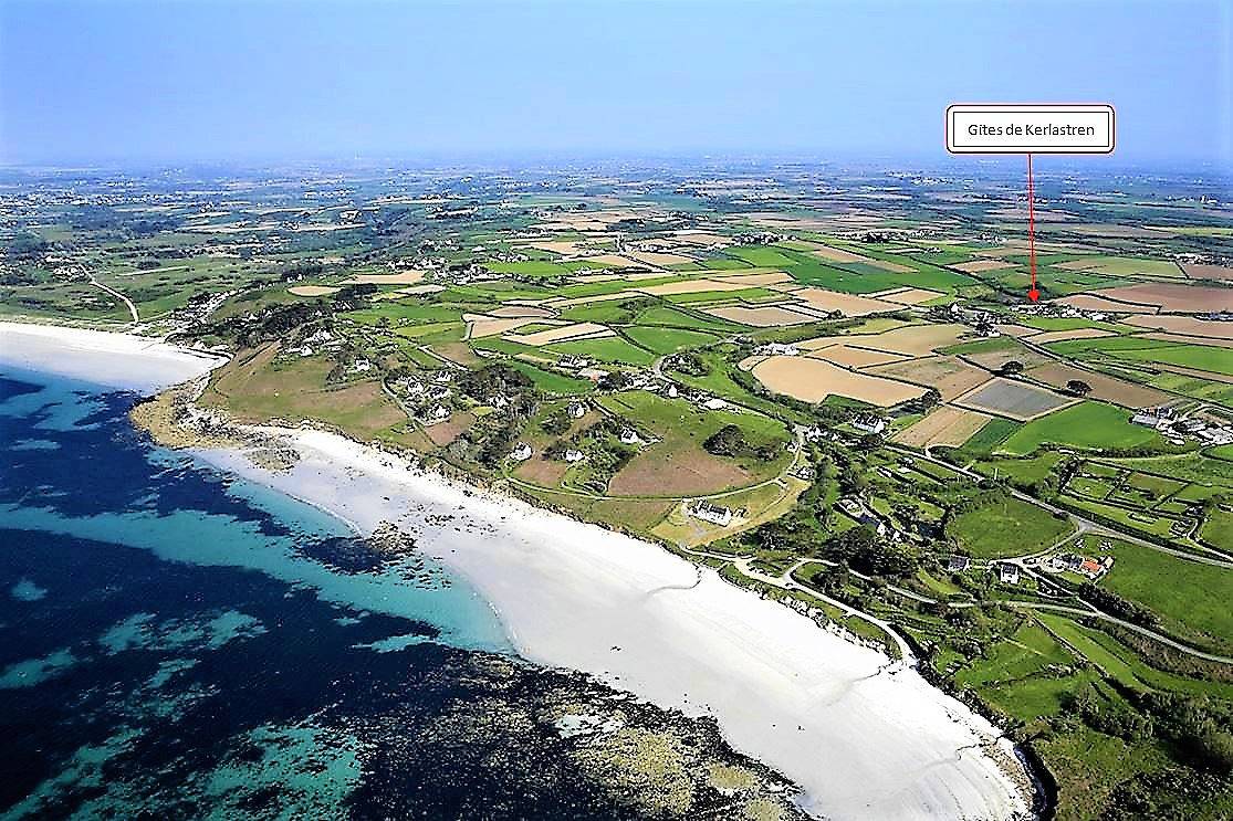Maison Ty Nevez Kerlastren, plages et circuits de randonnées in Plouguerneau, Région de Brest