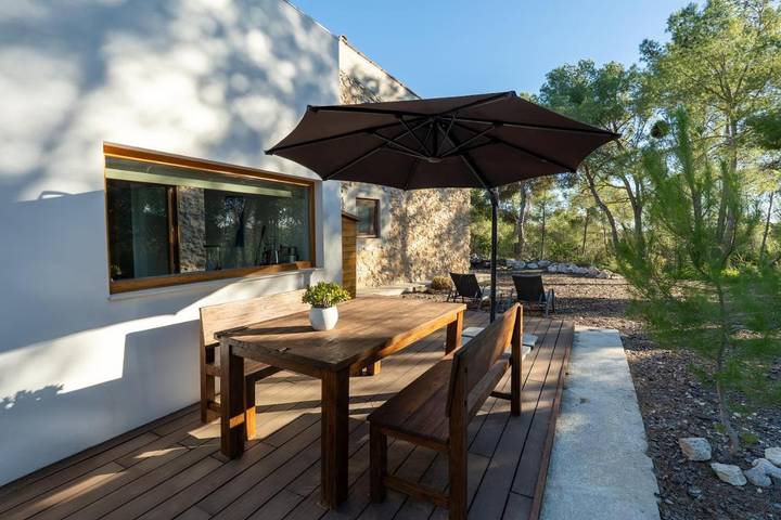 Casa rural para 6 personas, con vistas además de piscina y jardín en San Pedro de Ribas - 3