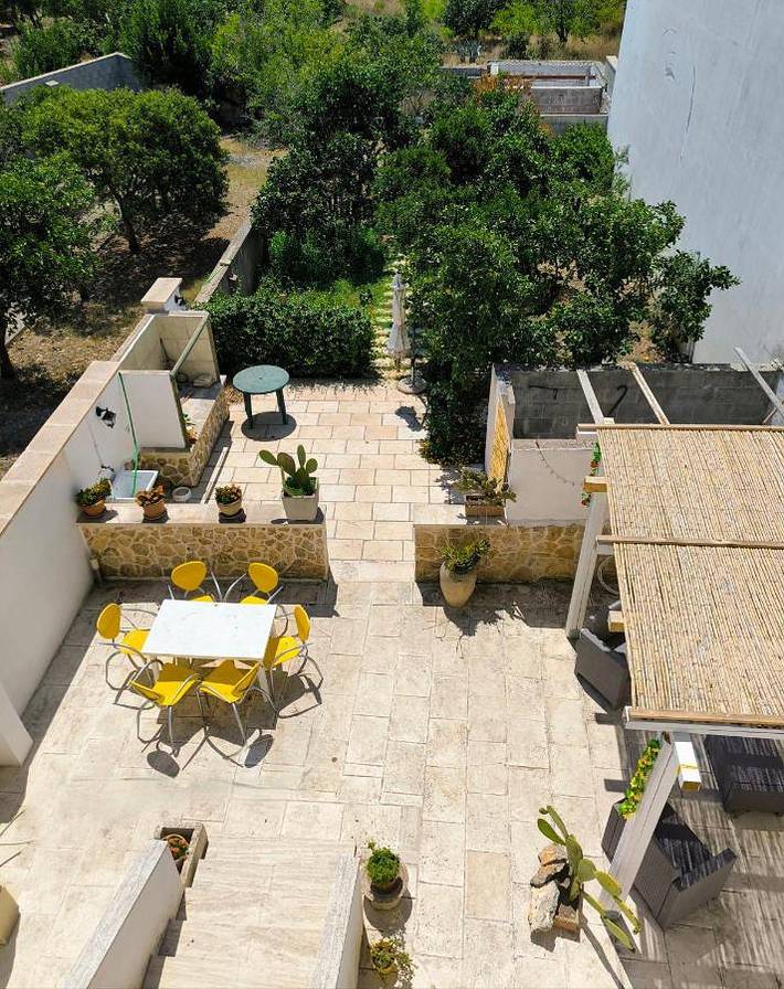 Casa vacanza per 5 persone, con Idromassaggio e Terrazza nonché Giardino e Panorama a Borgagne