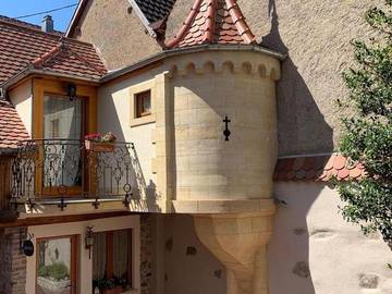 Chambre d’hôte pour 2 personnes, avec vue et terrasse à Wintzenheim