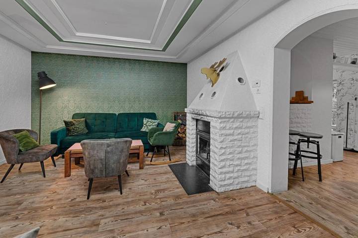 Ferienhaus für 15 Personen, mit Terrasse und Garten sowie Sauna und Ausblick in Sankt Martin