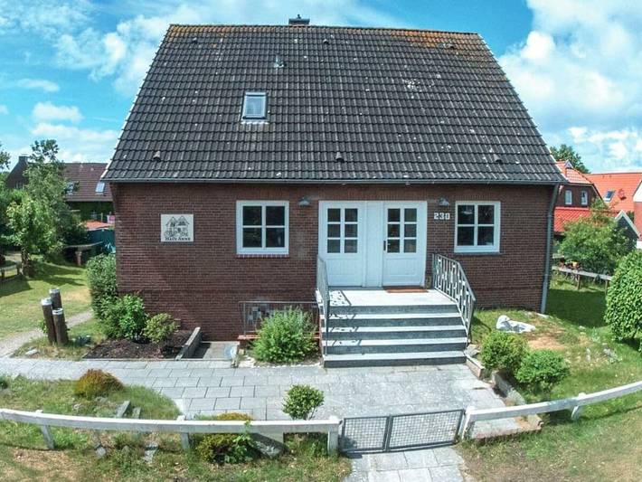 Ferienhaus für 4 Personen, mit Balkon und Garten auf Baltrum