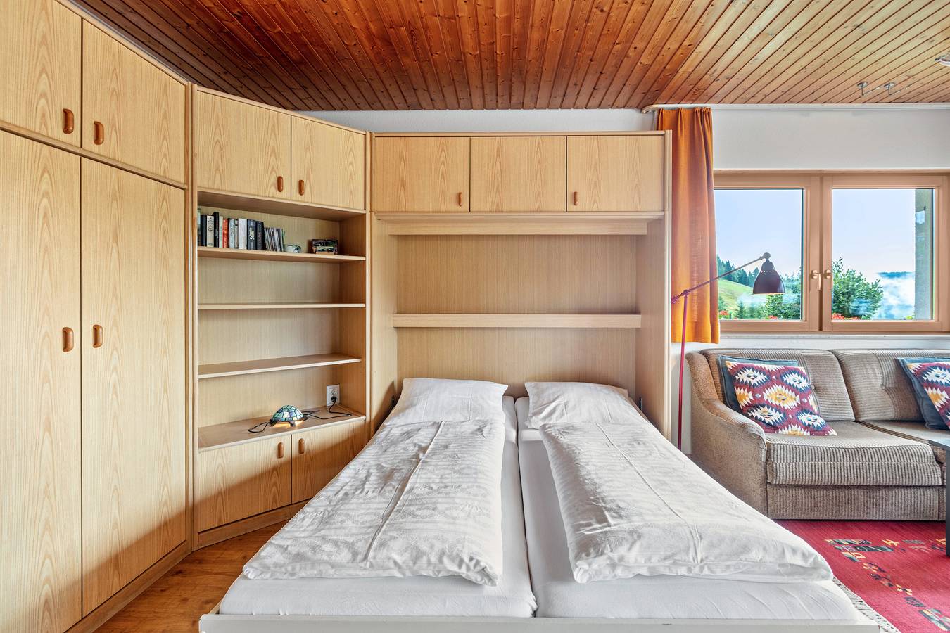 Estudio entero, Estudio '1, 30 m²' con vistas a la montaña, terraza compartida y Wi-Fi in Suedlicher Schwarzwald, Todtnau