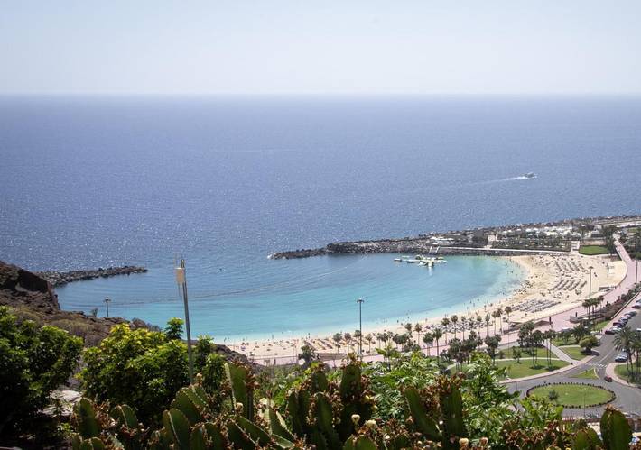 Apartahotel para 6 personas, con piscina además de balcón y vistas en Puerto Rico (Gran Canaria)