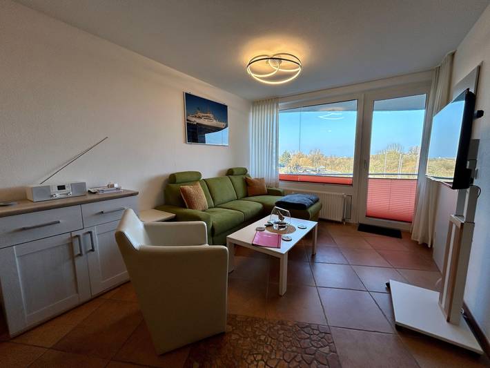 Ferienwohnung für 3 Personen, mit Balkon und Whirlpool sowie Sauna