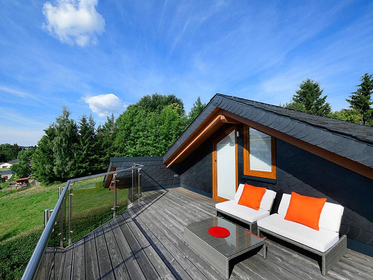 Ganze Ferienwohnung, Ferienhaus Eichhorn - Ferienhaus Eichhorn in Oberweißbach/Thüringer Wald, Frankenwald