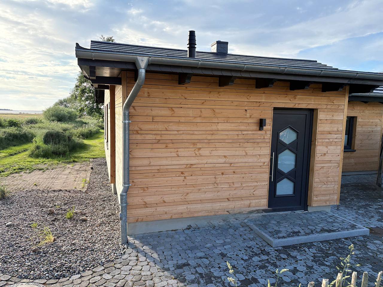 Exklusives Ferienhaus im Erstbezug mit unverbautem Blick auf das Salzhaff in Pepelow, Am Salzhaff