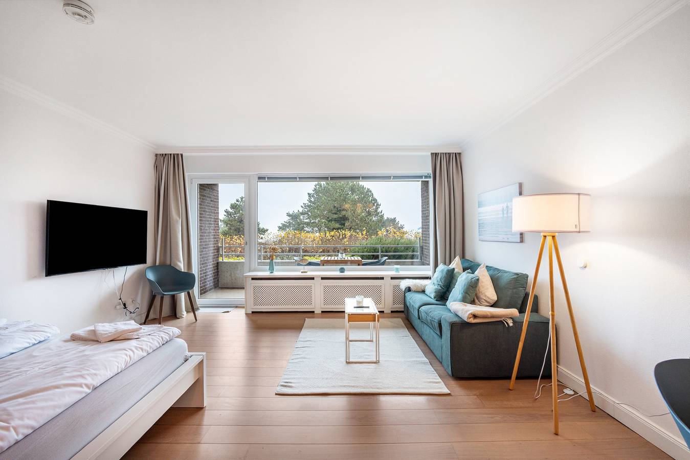 Ganze Wohnung, Ferienwohnung Waves" mit Meerblick, Balkon und Wlan in Ostseebad Travemünde, Lübecker Bucht