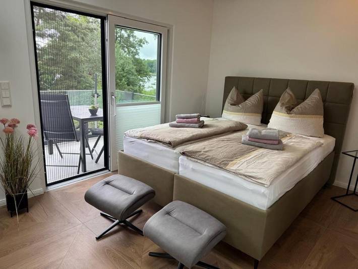 Ferienhaus für 6 Personen, mit Sauna und Seeblick sowie Garten und Ausblick, mit Haustier in Rheinsberg - 2