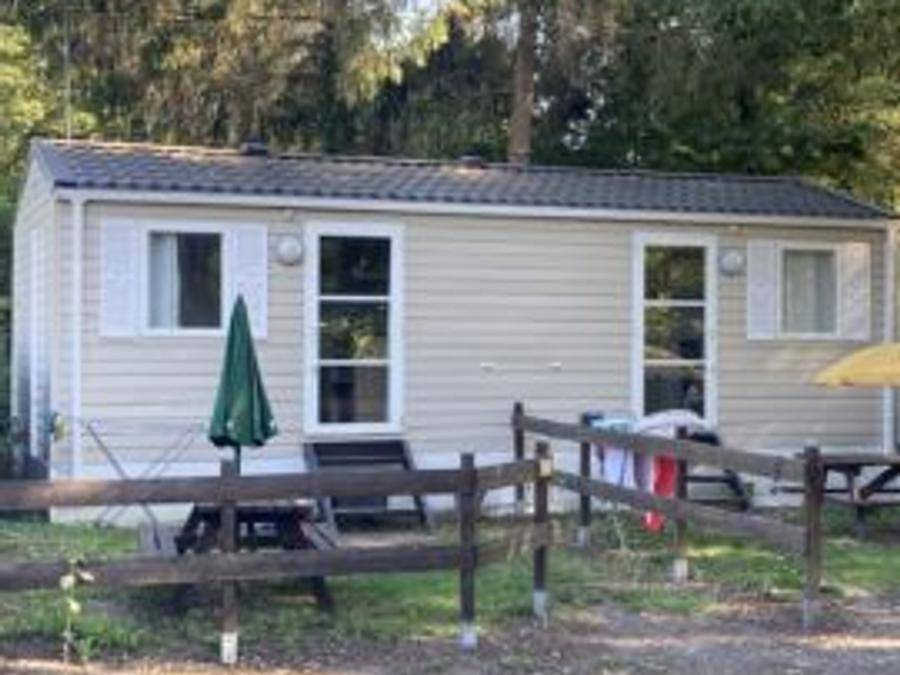 Flower Camping de la Trye - Mobilhome 1 personne - 02-Mobil-Home Mitoyen Standard 17m2 (1ch - 1 pers.) + Tv + Clim in Bresles, Oise