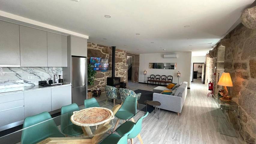 Casa rural para 10 personas, con Balcón y Jardín además de Piscina y Vistas en Salceda de Caselas - 3