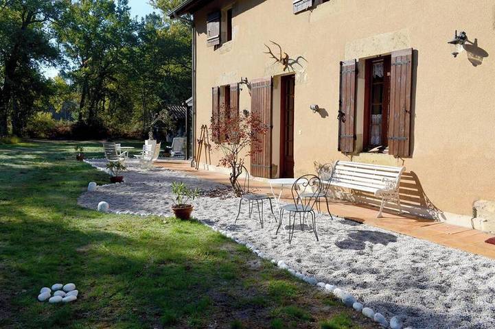 Maison de vacances pour 12 personnes, avec jacuzzi et jardin, animaux acceptés