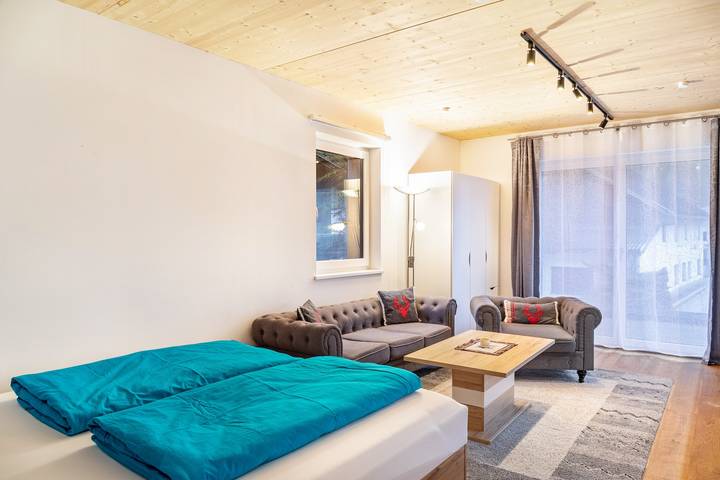 Hel studio-lejlighed, Apartment "Studio Mühle" with Mountain View and Wi-Fi in Scharnitz, Arnspitzgruppe