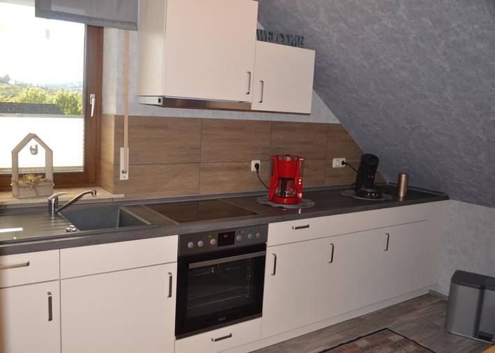 Ferienwohnung für 3 Personen, mit Balkon und Terrasse sowie Garten und Sauna in Hilders - 4