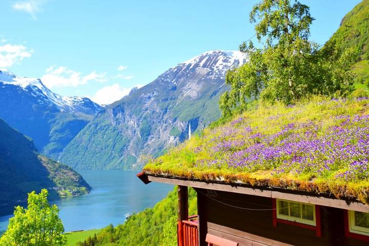 Lodge für 4 Personen, mit Garten und Ausblick in Norwegen - 3