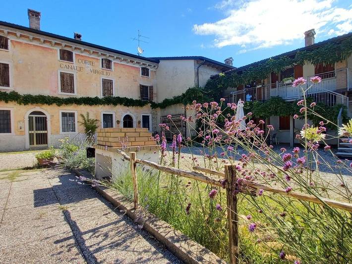 Appartamento per 4 persone, con giardino e piscina, con animali domestici a Volta Mantovana