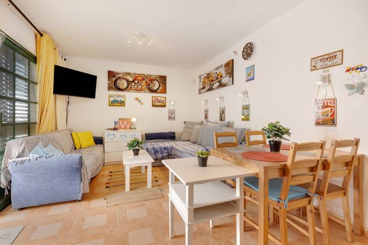 Ganze Wohnung, El Club de Arturo Apartment, free Wifi, free swimingpool in Südliche Bucht Costa Calma, Pájara