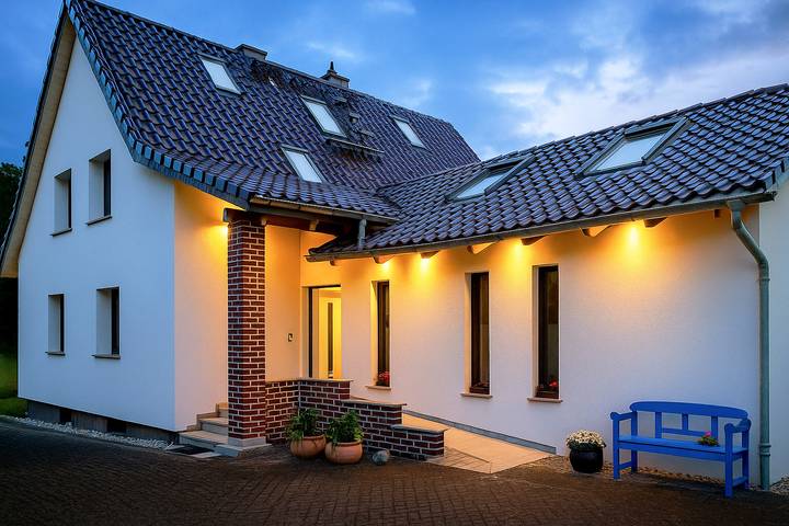 Ferienhaus für 4 Personen, mit Garten und Sauna in Landkreis Bautzen