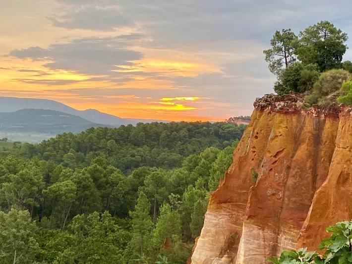 Chambre d’hôte pour 4 personnes, avec jardin ainsi que piscine et vue à Roussillon - 3