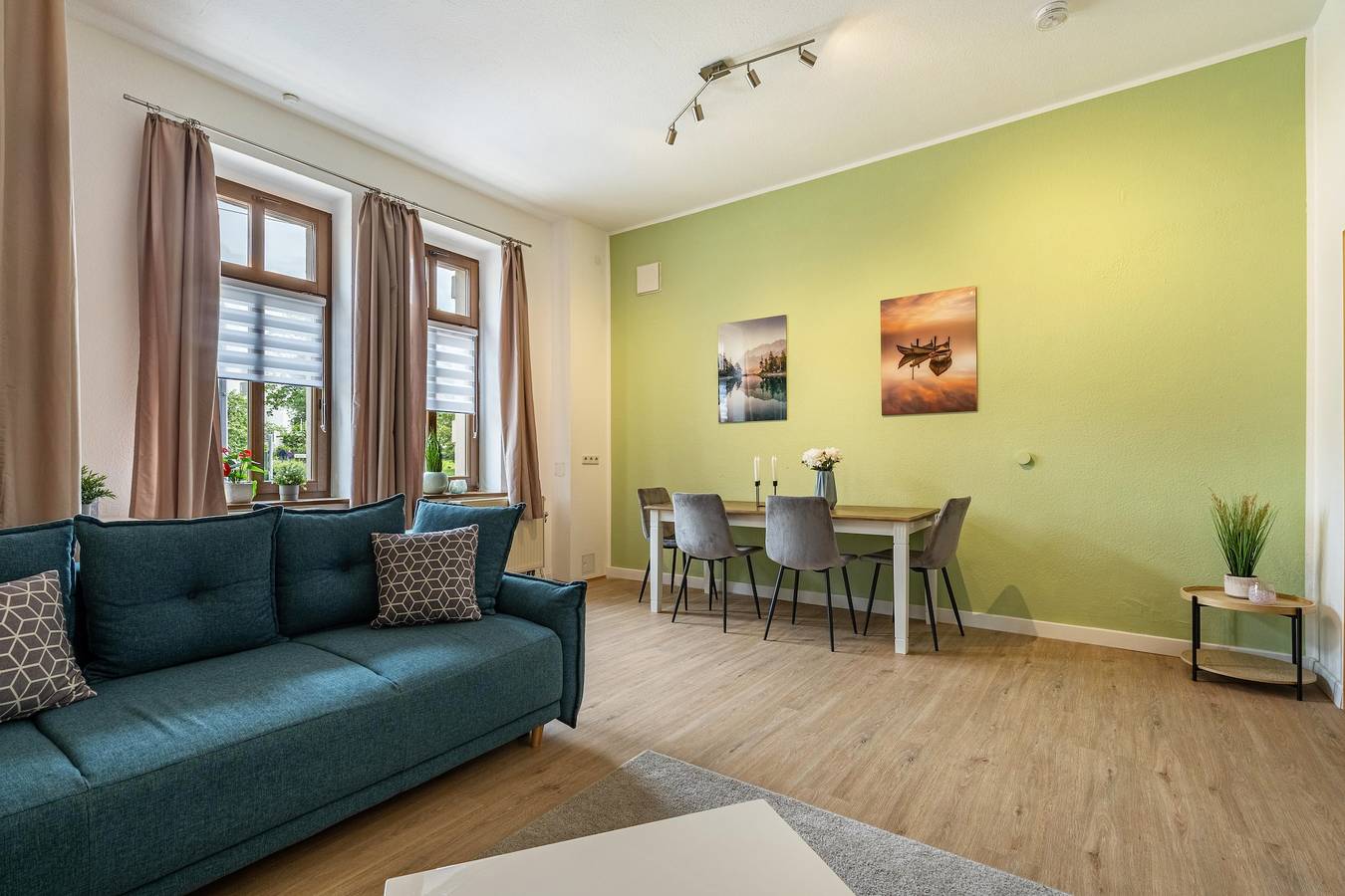 Apartamento entero, Apartamento 'Zentrumsnahe Wohnung In Chemnitz' con balcón y Wi-Fi in Chemnitz, Chemnitz (region)