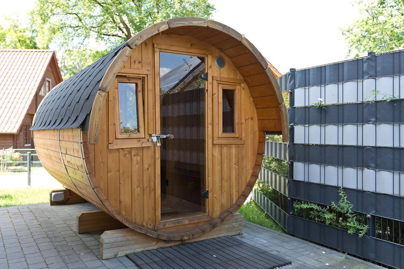 Exklusives Ferienhaus mit Whirlpool, Sauna und Garten in Untergöhren in Göhren-Lebbin, Fleesensee