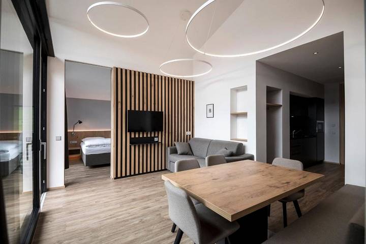 Appart’hôtel pour 3 personnes, avec vue et balcon