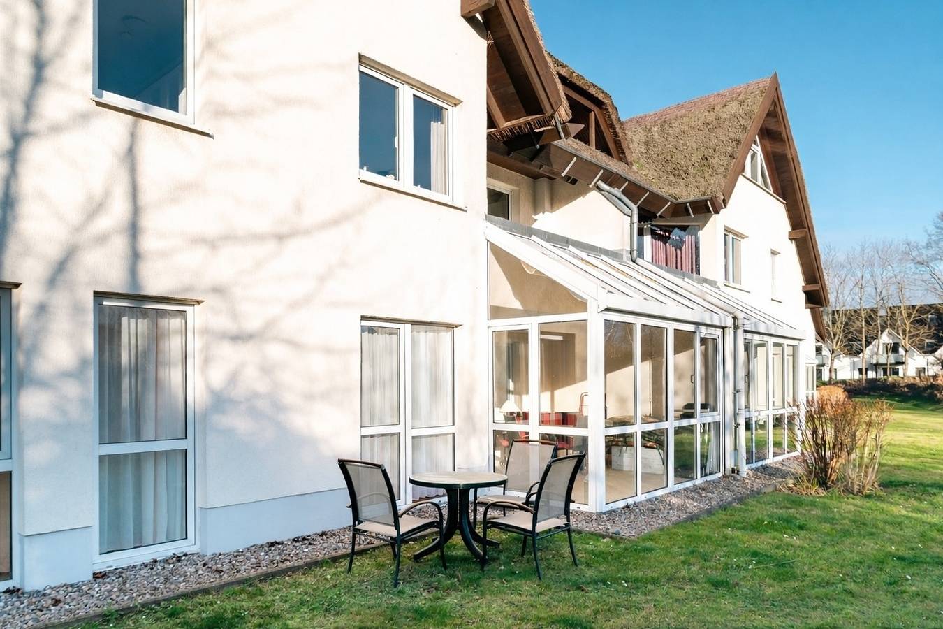 Ganze Ferienwohnung, Strandhaus Lobbe, Sanddorn Nr. 3 - Bade- & Saunawelt täglich inklusive in Lobbe Strand, Mönchgut