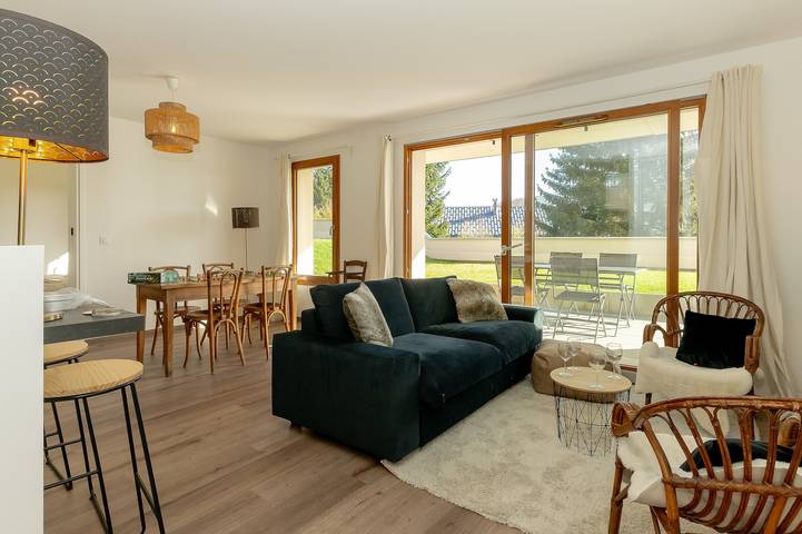 Location de vacances pour 4 personnes, avec Jardin