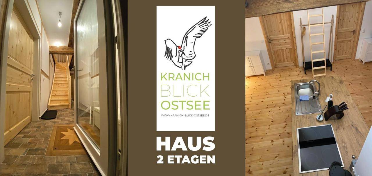 Historisches Bauernhaus für 8 Personen mit Luxus und Natur auf 2 Etagen ideal für Familien und Hunde 2500m2 eingezäunt an der Ostsee in Neu Bartelshagen, Stralsund Umland