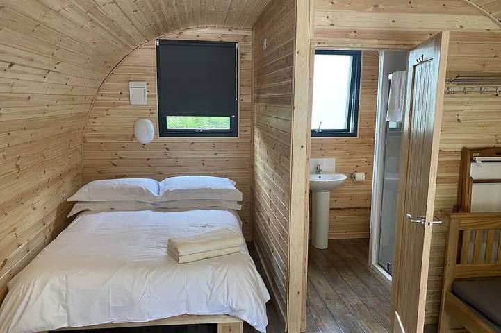 Ein Glamping-Pod für 2 Gäste in 1 Schlafzimmer in Brecon Beacons