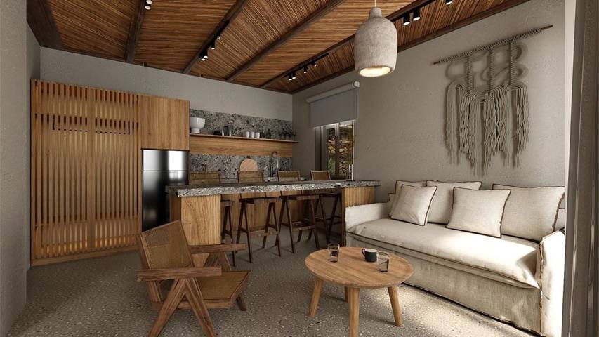 Villa for 4 people, with balcony and garden - 1