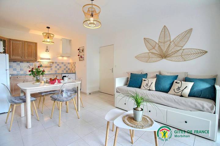 Gîte pour 2 personnes, avec Terrasse et Jardin à Erdeven