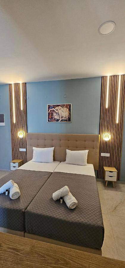 Ferienwohnung für 4 Personen, mit Balkon und Terrasse sowie Garten und Ausblick