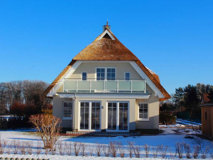Ferienhaus für 7 Personen, mit Balkon und Terrasse sowie Garten und Sauna