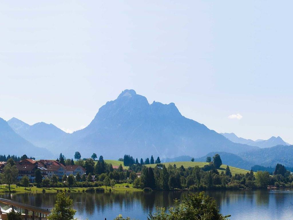 Keller - Alpenblick in Hopfen am See, Bayerisch Schwaben