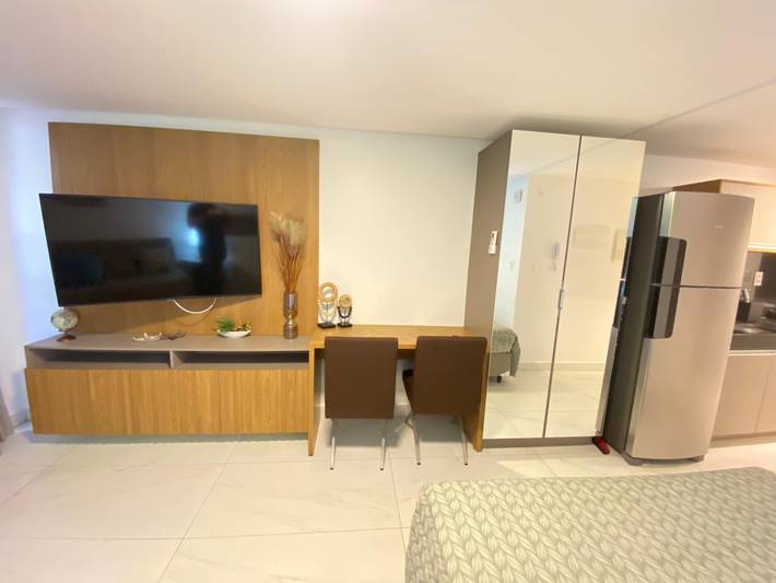 Apartamento entero, Apartamento de vacaciones para 3 personas con terraza in Cabo Branco, João Pessoa