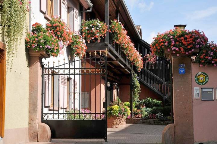 Ferienhaus für 4 Personen, mit Ausblick in Bergheim (Elsass)