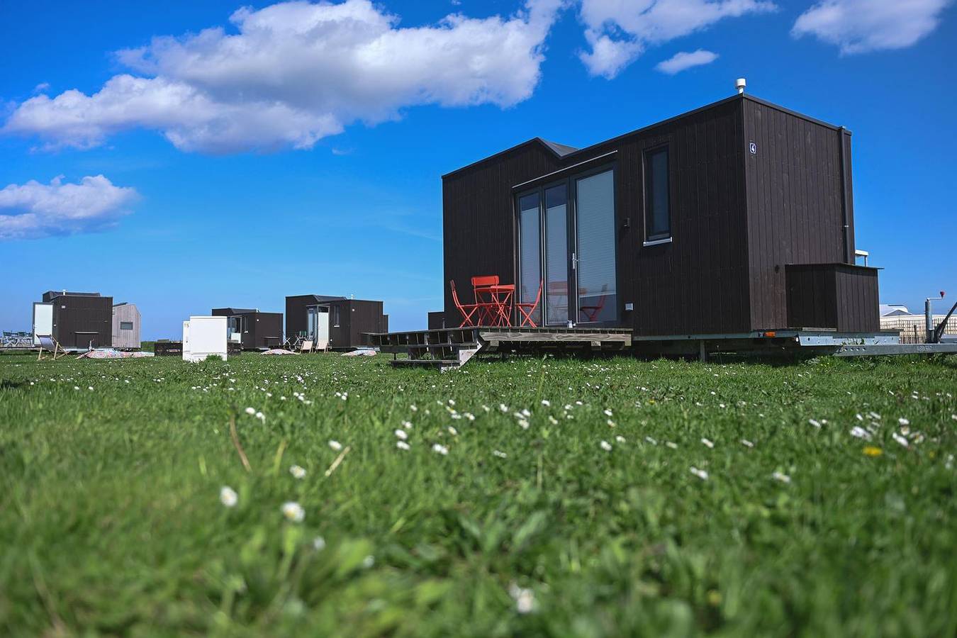 Nachhaltiger Urlaub mit Hund im Green Tiny House Nature 4 an der Nordsee in Harlesiel Strand, Wittmund